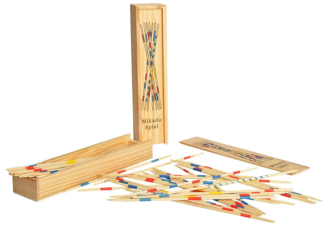 Mikado | Wooden 31 Pick-Up Sticks | Best Return Gift | Fun Family Indoor Board Game for Adults and Kids 5+ Years (Pack of 1)