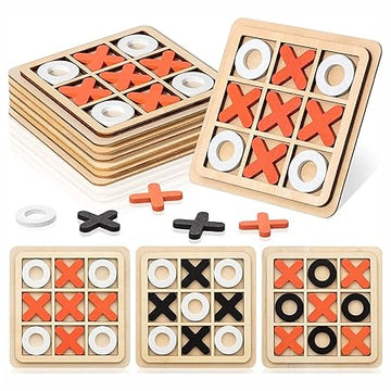 XOX Tic Tac Toe Game Multi Coloured Zero and Cross Game Tic Tac Toe Puzzle, Board, Game for Adults